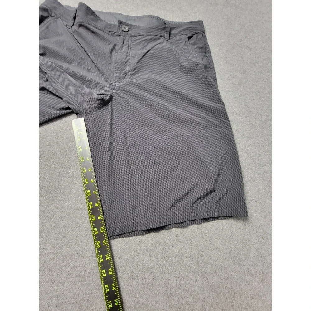 Lululemon‎ Shorts Mens Gray Micro Check Slash Pocket Hiking Outdoor